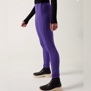 NWT Athleta Glacier Snow Skinny Pant Purple Ski Pants size 8